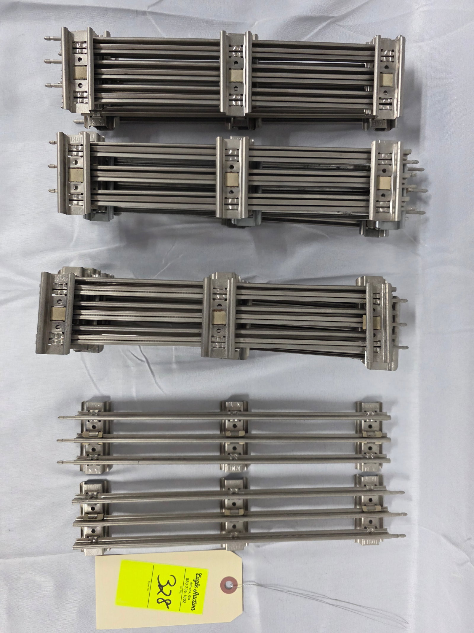 Lionel Postwar O Gauge Tubular Track Lot of 17 (1 of 2)