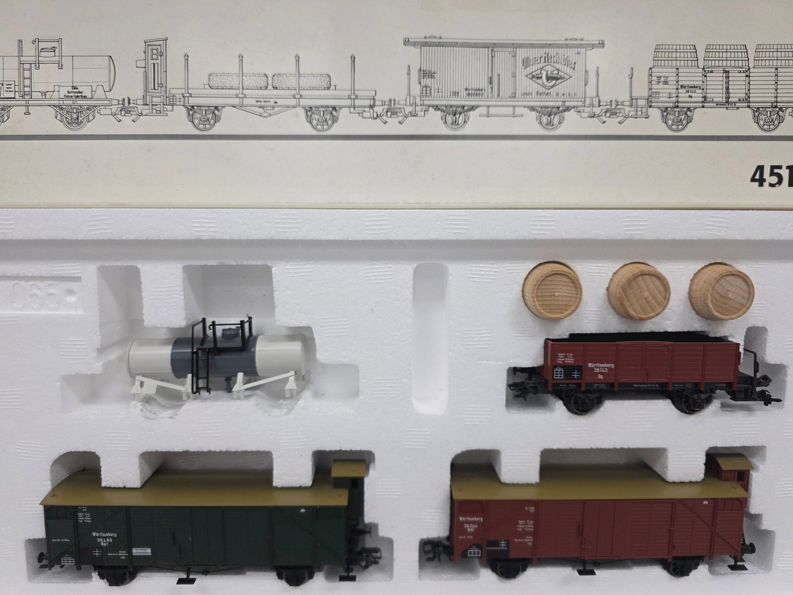 Marklin HO 45101 Freight Car Set - 4