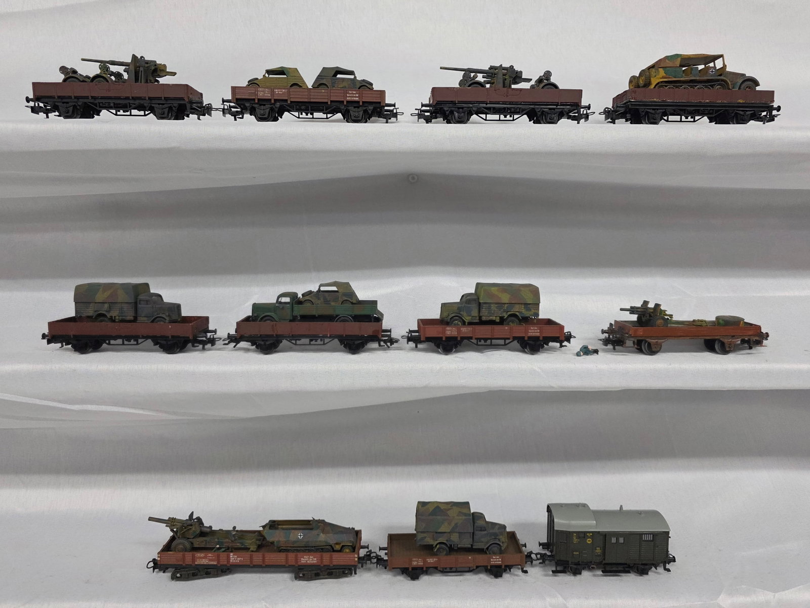 Marklin HO Prototype WWII Custom Prototype Car Lot - 2