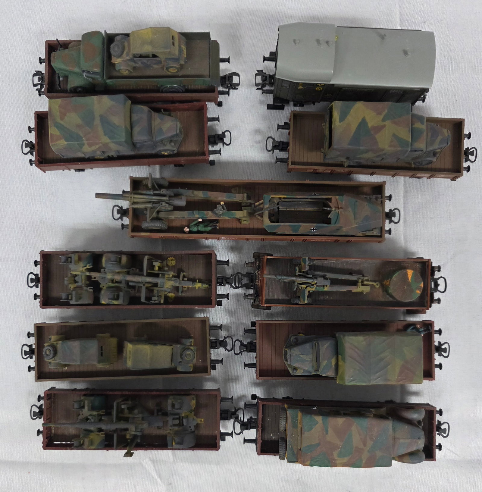 Marklin HO Prototype WWII Custom Prototype Car Lot - 3
