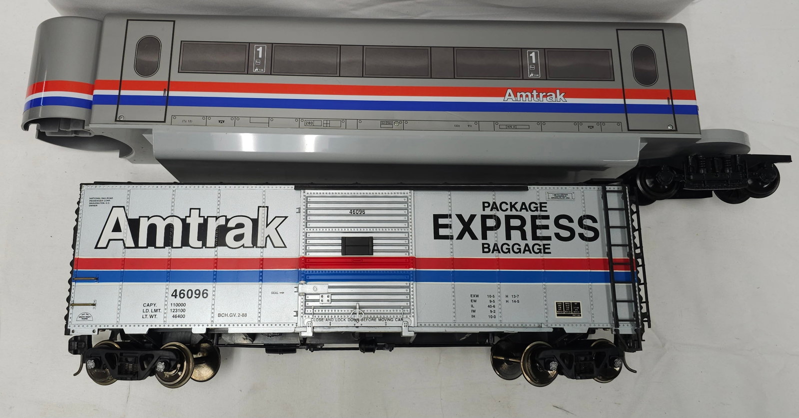 Aristo-Craft & LGB Amtrak G-Scale Lot of 2 (1 of 4)