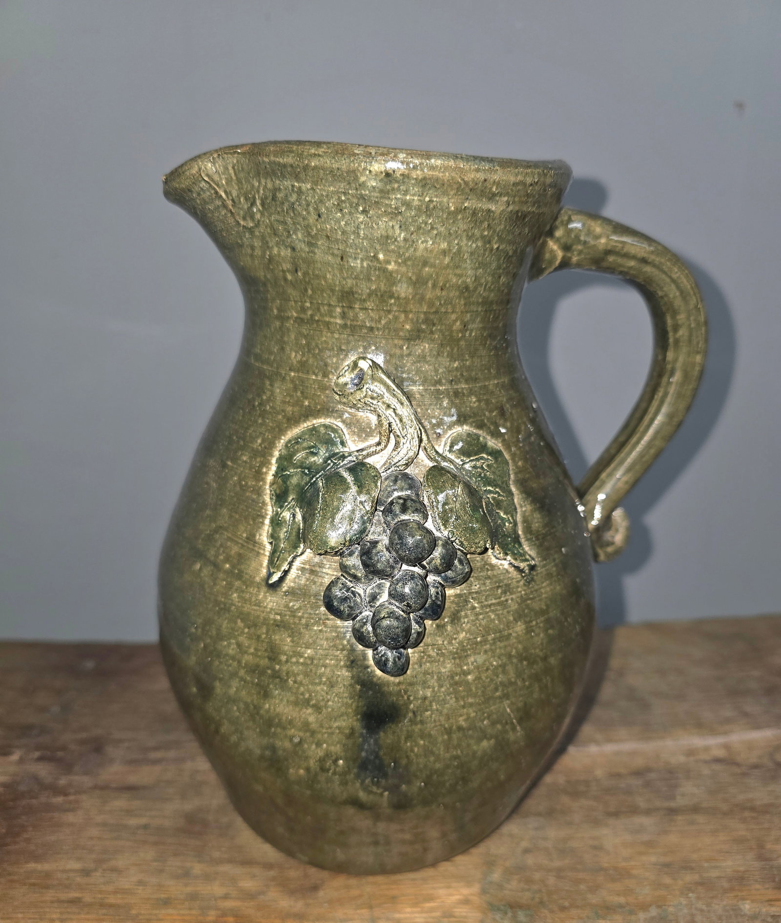 Bobby Ferguson Grape Decorated Pitcher - 2