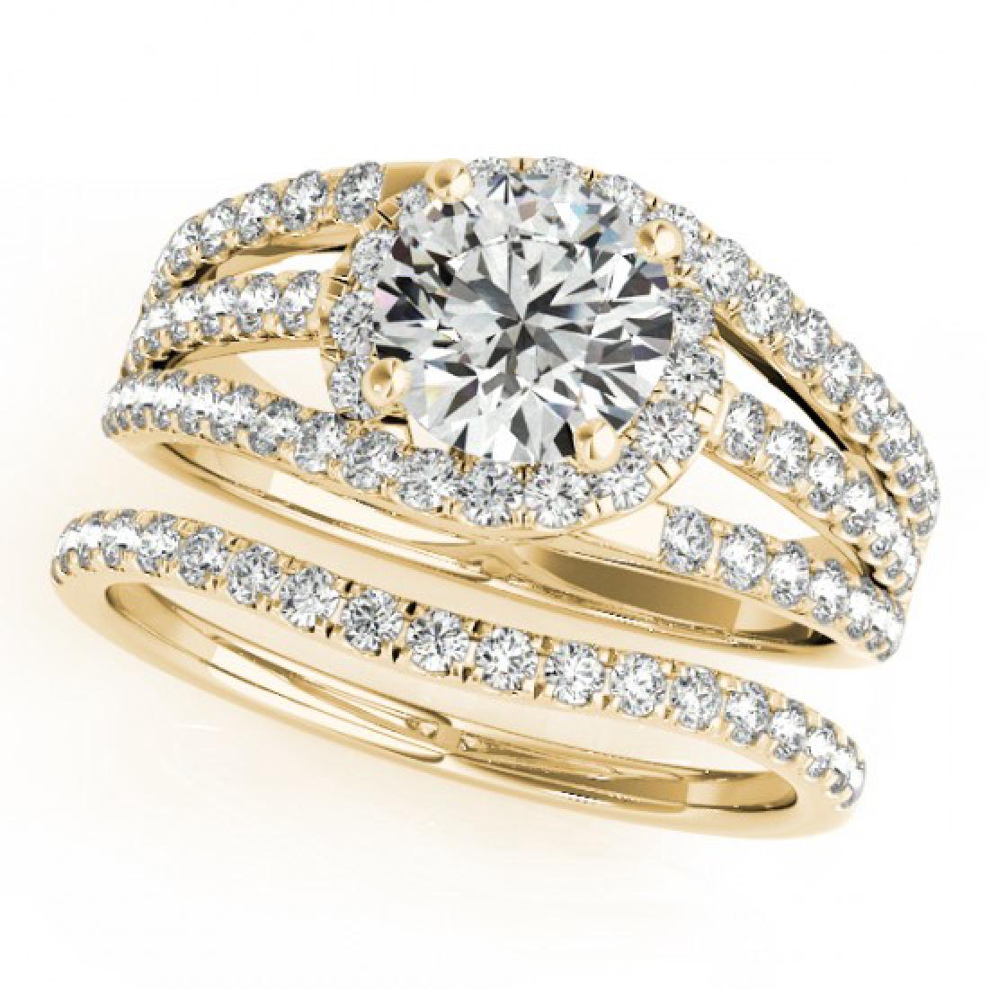 1.15 CTW Certified VS/SI Diamond Solitaire 2pc Wedding: 32008-REF#-152H7M ---- 1.15 CTW Certified VS/SI Diamond Solitaire 2pc Wedding Set 14K Gold Designer Brand Luxury Jewelry, made in the USA Retail Price: $7,550 Perfect factory sizing, Most rings at $20