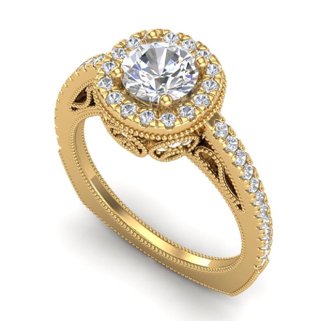 1.55 CTW VS/SI DIAMOND SOLITAIRE ART DECO RING 18K Gold: 37117-REF#-263M6R ---- 1.55 CTW VS/SI DIAMOND SOLITAIRE ART DECO RING 18K Gold Designer Brand Luxury Jewelry, made in the USA Retail Price: $15,950 Perfect factory sizing, Most rings at $20 per size u