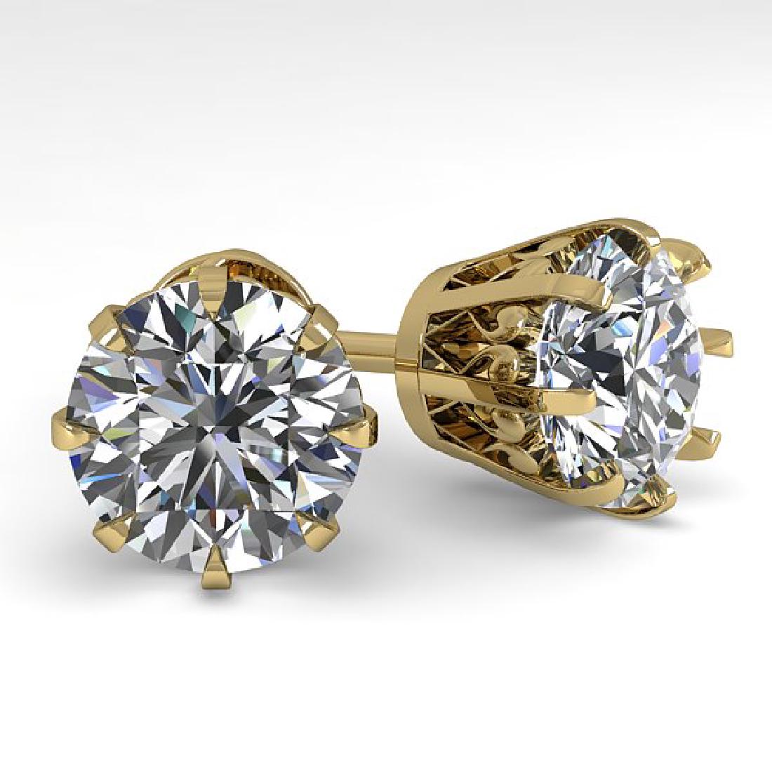 4 CTW VS/SI DIAMOND STUD SOLITAIRE EARRING 18K VINTAGE: 35707-REF#-1669A3X ---- 4 CTW VS/SI DIAMOND STUD SOLITAIRE EARRING 18K VINTAGE Gold Designer Brand Luxury Jewelry, made in the USA Retail Price: $97,900 offers perfect factory sizing, for all rings & 