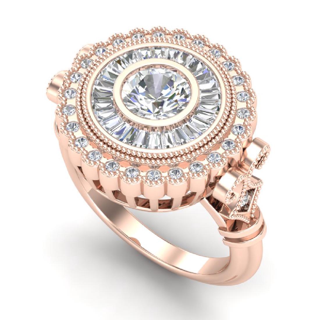 2.03 CTW VS/SI DIAMOND SOLITAIRE ART DECO RING 18K Gold: 37080-REF#-327G3N ---- 2.03 CTW VS/SI DIAMOND SOLITAIRE ART DECO RING 18K Gold Designer Brand Luxury Jewelry, made in the USA Retail Price: $19,800 Perfect factory sizing, Most rings at $20 per size u
