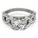 1 CTW Certified VS/SI Diamond Solitaire Ring 18K White