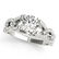 1 CTW Certified VS/SI Diamond Solitaire Ring 18K White - 2