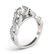 1 CTW Certified VS/SI Diamond Solitaire Ring 18K White - 3