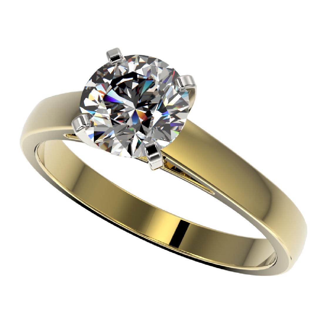 1.50 CTW Certified H-SI/I Quality Diamond Solitaire: REF-339X2T -33021 ---- 1.50 CTW Certified H-SI/I Quality Diamond Solitaire Engagement Ring 10K Yellow Gold ---- Luxury Designer Brand Ring Appraised at $24,850 Certificate Number US33021 10k Yellow go
