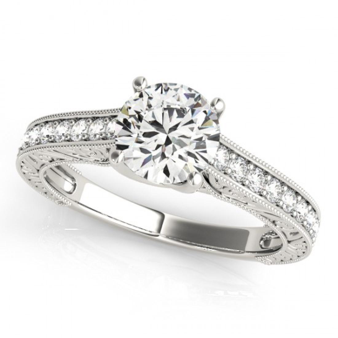 1.82 CTW Certified VS/SI Diamond Solitaire Ring 18K: REF-579A3X -27561 ---- 1.82 CTW Certified VS/SI Diamond Solitaire Ring 18K White Gold ---- Luxury Designer Brand Ring Appraised at $32,750 Certificate Number US27561 18k White gold, Ring Size is 7, Ri