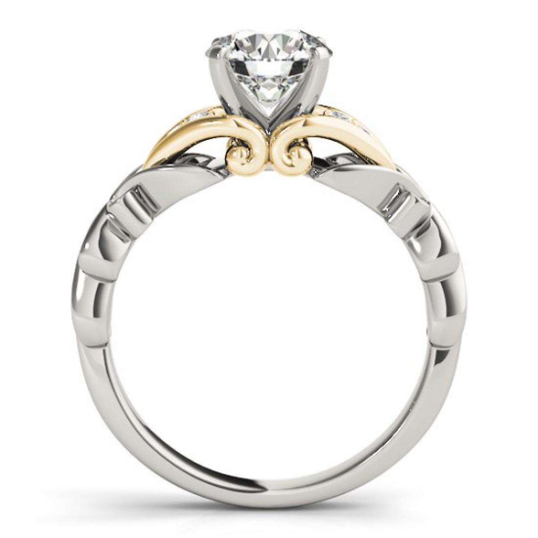 1.35 CTW Certified VS/SI Diamond Solitaire Ring 18K: REF-498N2Y -27830 ---- 1.35 CTW Certified VS/SI Diamond Solitaire Ring 18K White & Yellow Gold ---- Luxury Designer Brand Ring Appraised at $24,650 Certificate Number US27830 18k White & Yellow gold, 