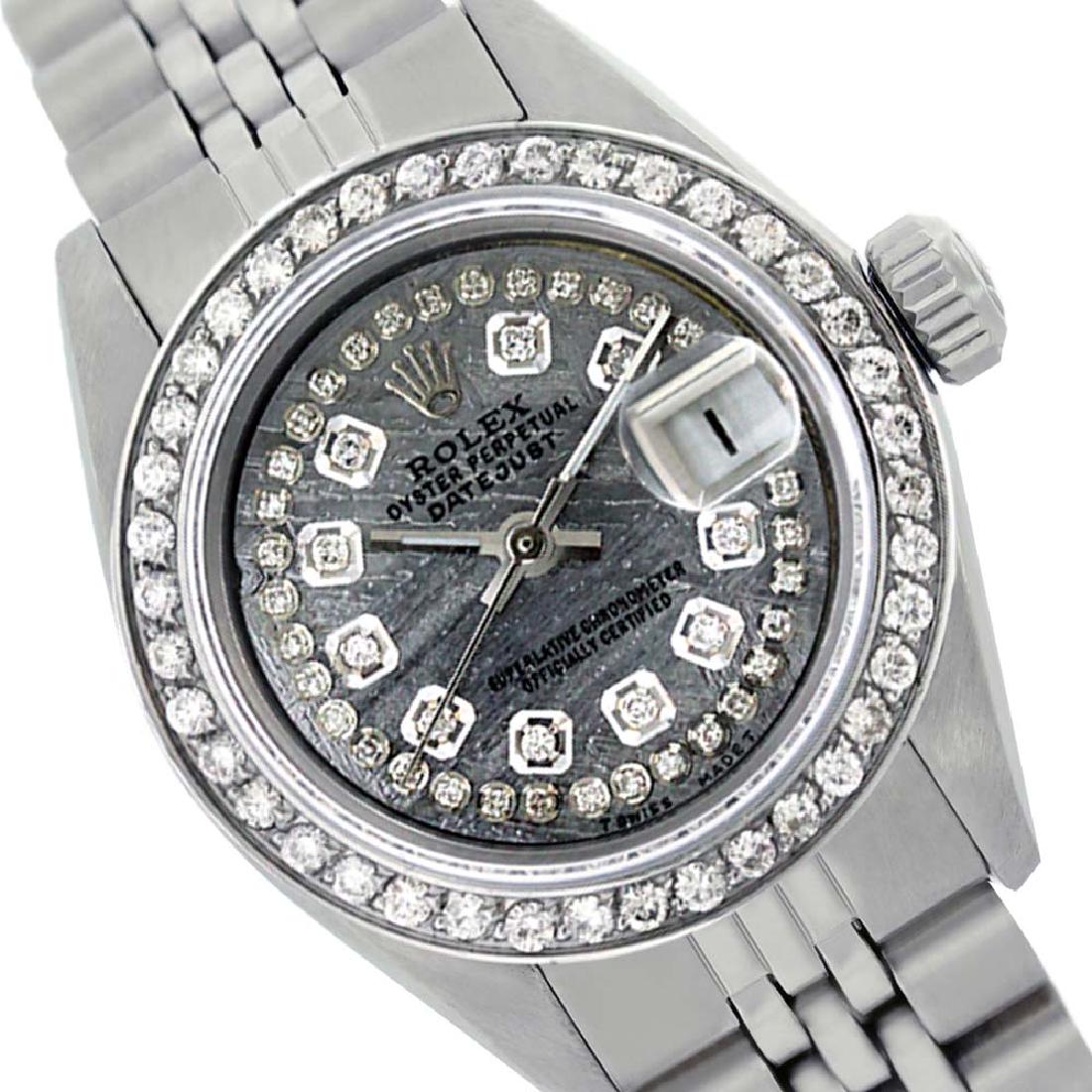 Rolex Ladies Stainless Steel, Diamond Dial & Diamond: REF-434T5K ---- Rolex Ladies Stainless Steel, Diamond Dial & Diamond Bezel, Sapphire CrystalThis watch is in Excellent Condition.Newly serviced & Polished to Factory specifications. Prepetual, Self-Wi
