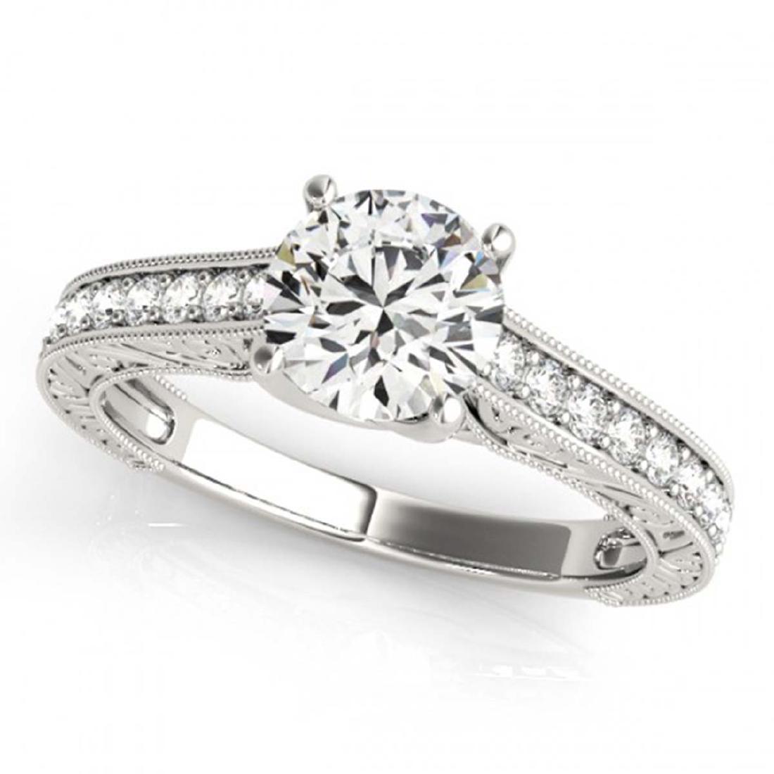 1.82 CTW Certified VS/SI Diamond Solitaire Ring 18K: REF-579A3X -27561 ---- 1.82 CTW Certified VS/SI Diamond Solitaire Ring 18K White Gold ---- Luxury Designer Brand Ring Appraised at $32,750 Certificate Number US27561 18k White gold, Ring Size is 7, Ri