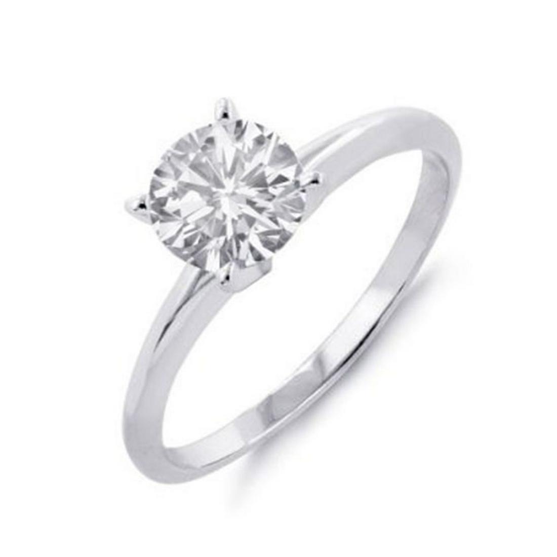 0.25 ctw VS/SI Diamond Solitaire Ring 18K White Gold -: REF-50W3H - SKU:11974 ---- 0.25 ctw VS/SI Diamond Solitaire Ring 18K White Gold Designer Brand Luxury Jewelry, made in the USA Suggested Retail Price: $2,350 Factory offers perfect factory sizing, for