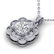 0.75 ctw VS/SI Diamond Art Deco Necklace 14k White Gold - 2