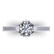 1 ctw Solitaire Certified VS/SI Diamond Ring Art Deco