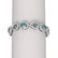 30.95 ctw Blue Topaz & Diamond Bracelet 18K White Gold