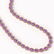 29.38 ctw Amethyst & Diamond Micro Pave Halo Necklace - 2
