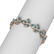27.72 ctw Blue Topaz & Diamond Bracelet 18K Rose Gold - - 2