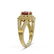 2.69 ctw Certified Ruby & Diamond Victorian Ring 14K - 3