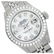 Rolex Men's Stainless Steel, QuickSet, Diamond Dial &