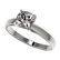 1 ctw Certified VS/SI Quality Cushion Cut Diamond Ring