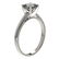 1 ctw Certified VS/SI Quality Cushion Cut Diamond Ring - 3