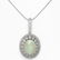 9.38 ctw Certified Opal & Diamond Victorian Necklace - 2