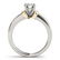 0.86 ctw Certified VS/SI Diamond Solitaire Ring 18k - 2