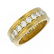 3.08 ctw Diamond Men's Ring 18K Yellow Gold - - 3