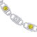 20 ctw SI/I Fancy Yellow Diamond Necklace 18K White - 2