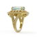 5.69 ctw Certified Aquamarine & Diamond Victorian Ring - 3