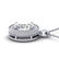 2 ctw VS/SI Diamond Art Deco Micro Halo Necklace 14k - 3