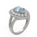 3.82 ctw Certified Aquamarine & Diamond Victorian Ring - 2