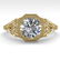 1.50 ctw VS/SI Diamond Engagment Ring Art Deco 18k