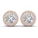 4 ctw Certified VS/SI Diamond Art Deco Stud Earrings