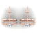 4 ctw Certified VS/SI Diamond Art Deco Stud Earrings - 3