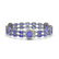 32.77 ctw Tanzanite & Diamond Bracelet 14K White Gold - - 2