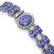 32.77 ctw Tanzanite & Diamond Bracelet 14K White Gold - - 3