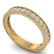 1.25 ctw VS/SI Diamond Art Deco Eternity Ring 14k - 2