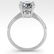 2 ctw Certified VS/SI Diamond Engagement Ring 18K White - 3