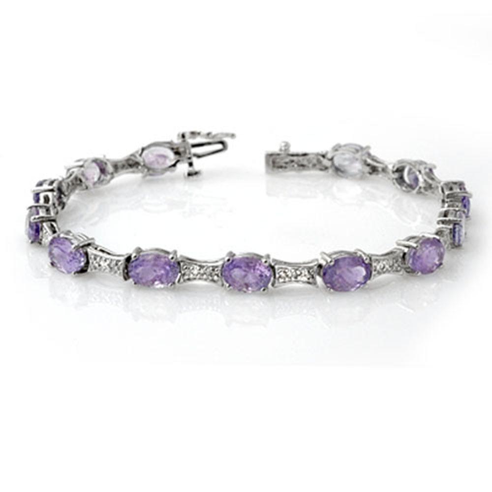 12.04 ctw Tanzanite & Diamond Bracelet 14k White Gold -: REF-172M8G - SKU: 13807 ---- 12.04 ctw Tanzanite & Diamond Bracelet 14k White Gold Designer Brand Luxury Jewelry, made in the USA Suggested Retail Price: $13,300 Factory offers perfect factory sizing,