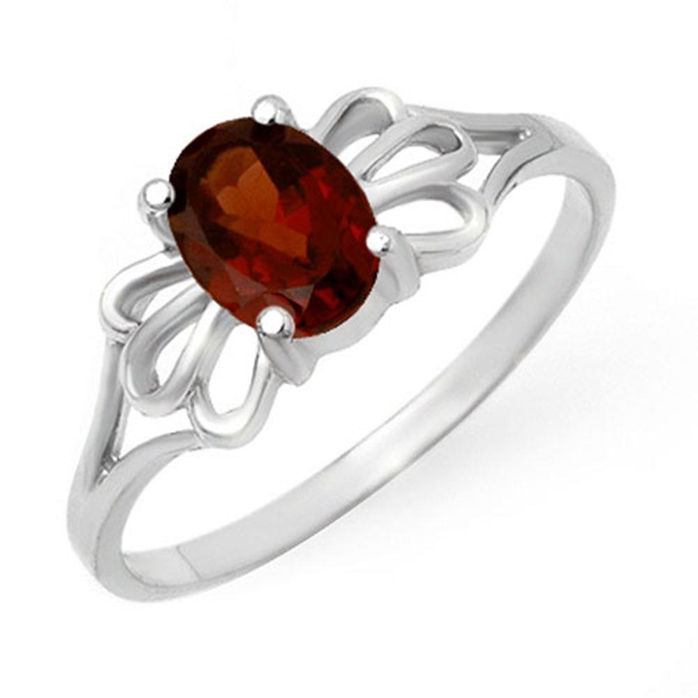 1.0 ctw Garnet Ring 10k White Gold - REF-8G2W: REF-8G2W - SKU: 12279 ---- 1.0 ctw Garnet Ring 10k White Gold Designer Brand Luxury Jewelry, made in the USA Suggested Retail Price: $650 Factory offers perfect factory sizing, for all rings & custom 