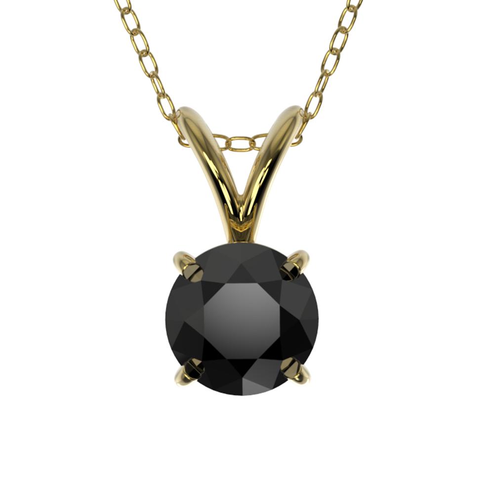 0.50 ctw Fancy Black Diamond Solitaire Necklace 10k: REF-18R4K - SKU: 33158 ---- 0.50 ctw Fancy Black Diamond Solitaire Necklace 10k Yellow Gold Designer Brand Luxury Jewelry, made in the USA Suggested Retail Price: $1,500 Factory offers perfect factory