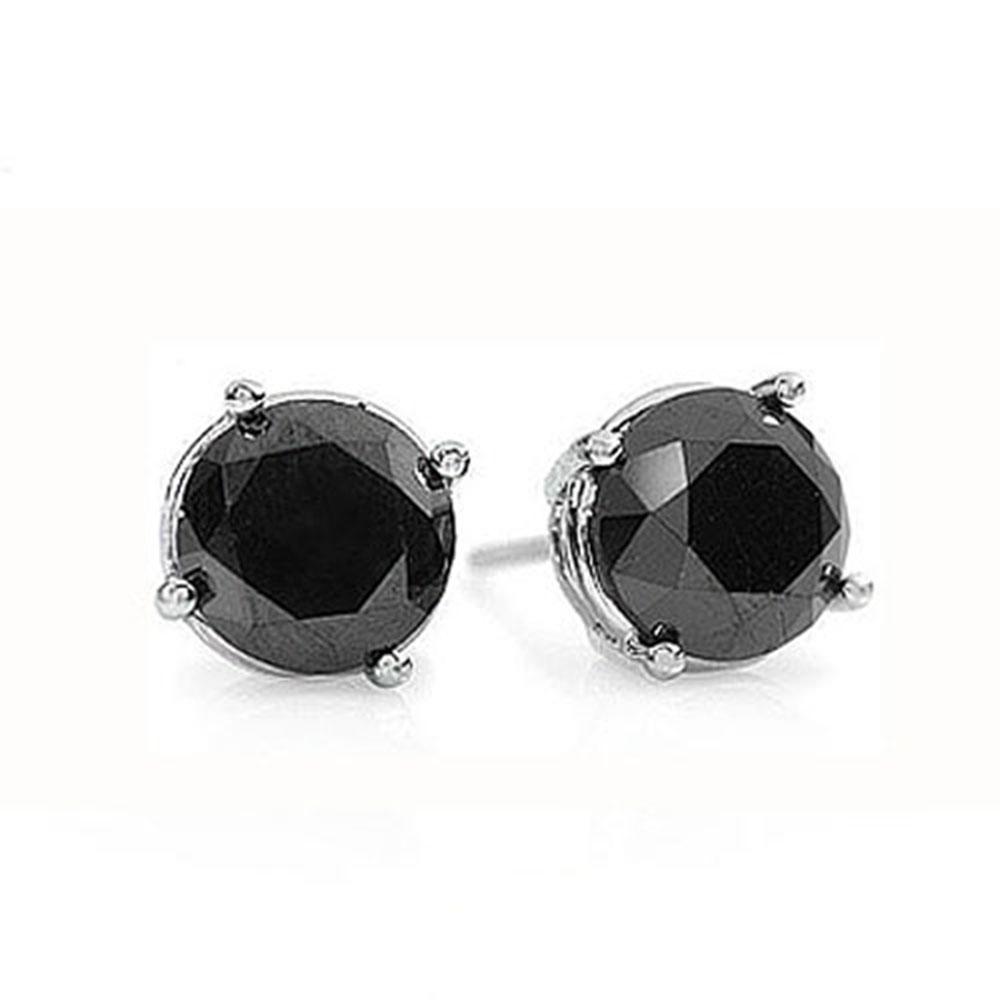 1.0 ctw VS Certified Black Diamond Stud Earrings 18k: REF-23X2A - SKU: 14173 ---- 1.0 ctw VS Certified Black Diamond Stud Earrings 18k White Gold Designer Brand Luxury Jewelry, made in the USA Suggested Retail Price: $1,300 Factory offers perfect factory