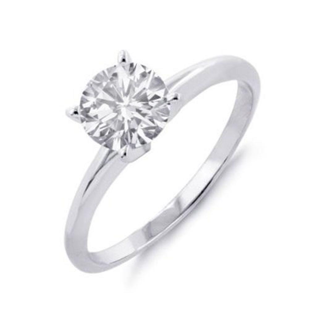 1.0 ctw Certified VS/SI Diamond Solitaire Ring 18k: REF-228R2K - SKU: 12273 ---- 1.0 ctw Certified VS/SI Diamond Solitaire Ring 18k White Gold Designer Brand Luxury Jewelry, made in the USA Suggested Retail Price: $13,000 Factory offers perfect factory