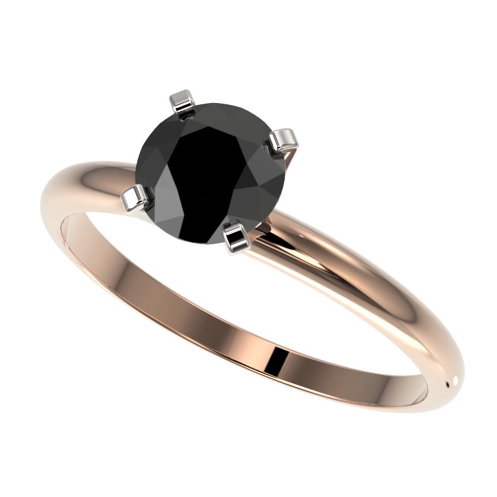 1 ctw Fancy Black Diamond Solitaire Engagment Ring 10k: REF-22H3R - SKU: 32888 ---- 1 ctw Fancy Black Diamond Solitaire Engagment Ring 10k Rose Gold Designer Brand Luxury Jewelry, made in the USA Suggested Retail Price: $1,250 Factory offers perfect factor