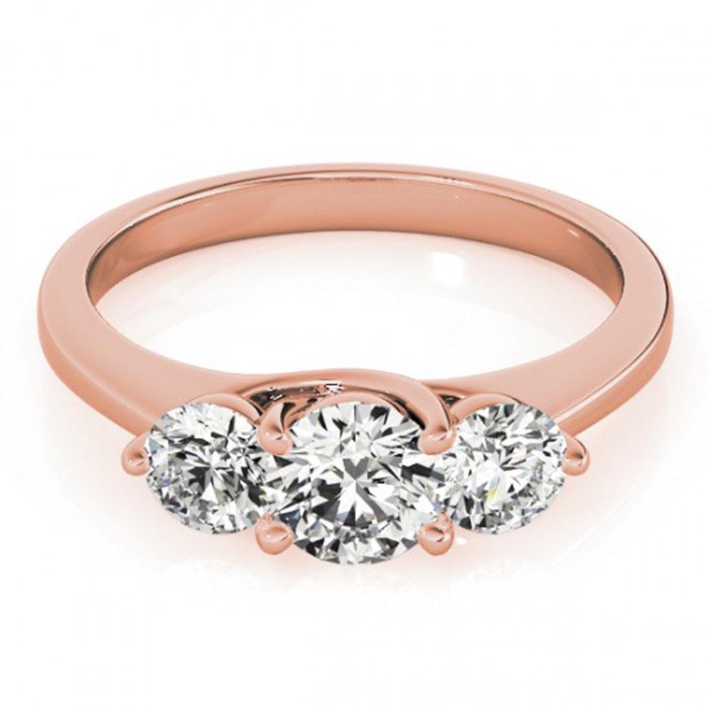 3 ctw Certified VS/SI Diamond 3 Stone Solitaire Ring: REF-823Y3X - SKU: 28018 ---- 3 ctw Certified VS/SI Diamond 3 Stone Solitaire Ring 18K Rose Gold Designer Brand Luxury Jewelry, made in the USA Suggested Retail Price: $46,550 Factory offers perfect fa