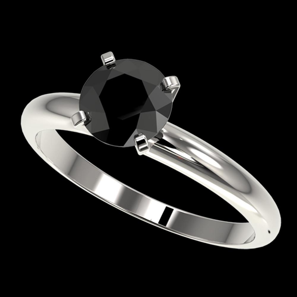 1.25 ctw Fancy Black Diamond Solitaire Engagment Ring: REF-24N4F - SKU: 32906 ---- 1.25 ctw Fancy Black Diamond Solitaire Engagment Ring 10k White Gold Designer Brand Luxury Jewelry, made in the USA Suggested Retail Price: $1,400 Factory offers perfect fa